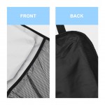 SKYJDM Car Interior Organizer Bags Nets Multi-pocket Drink Holder Car Storage Bag Interior Accessories White Stowing Tidying