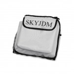 SKYJDM Car Interior Organizer Bags Nets Multi-pocket Drink Holder Car Storage Bag Interior Accessories White Stowing Tidying