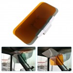 SKYJDM Car Sun Visor Hd Anti-Dazzling Block The Visor Uv Fold Flip Down Goggle Day Night 2 in 1 Driving Mirror Car-Styling